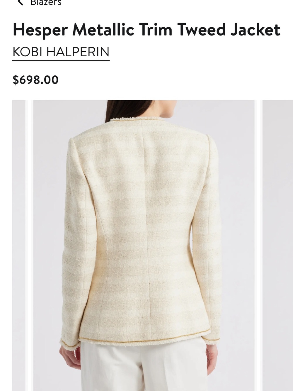 Kobi Halperin Heater Blazer - Picture 4 of 5